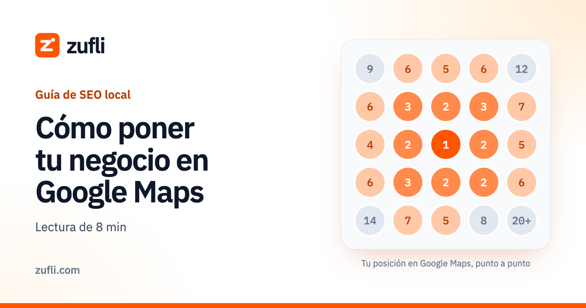 Cómo poner tu negocio en Google Maps