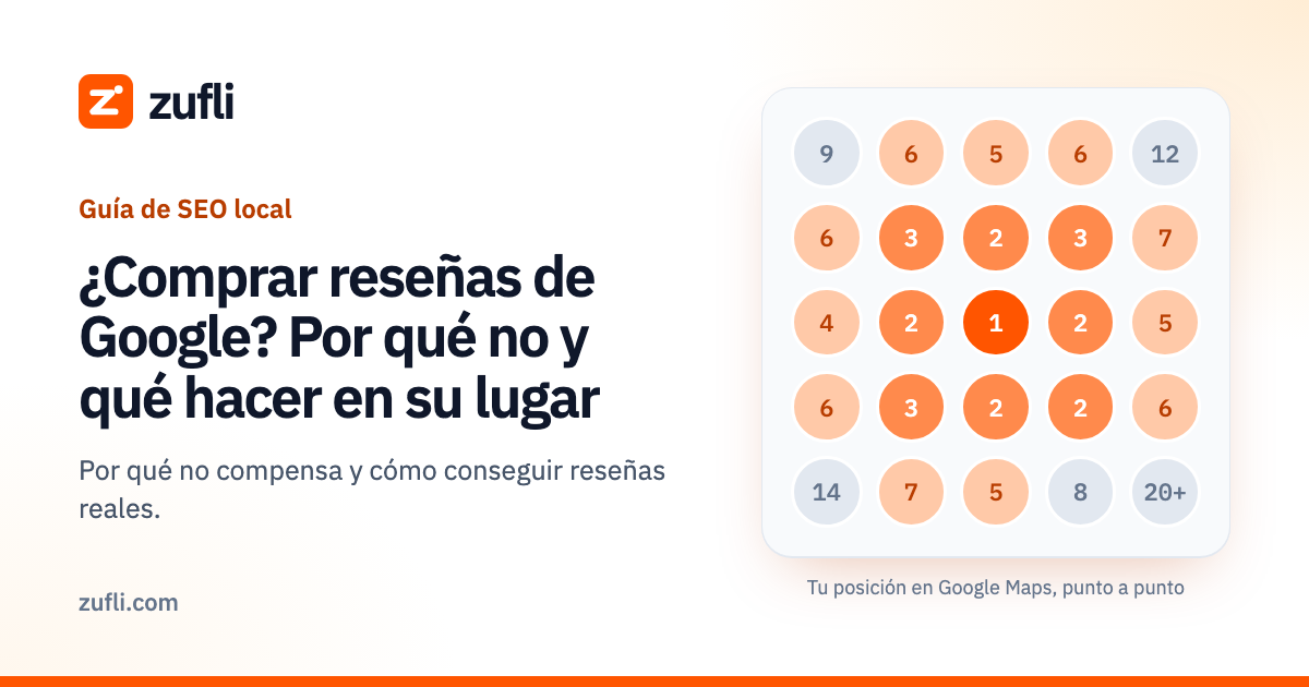 ¿Comprar reseñas de Google? Por qué no y qué hacer en su lugar
